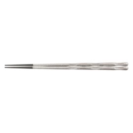 Fukui Craft PBT Face Carving Chopsticks 9.0 inches (22.7 cm), Silver 30010930