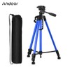 Andoer Lightweight Photography Tripod Stand Aluminum Alloy 3kg Load Capacity