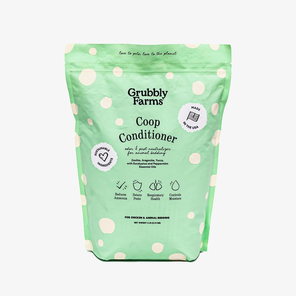 Grubbly Farms Coop Conditioner - Natural Chicken Coop Deodorizer and