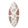 Gingerbread Houses and Snowflakes Cute Christmas Throw Pillow
