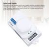 Microwave Radar Sensing Switch 5.8G 1200W Adjustable Human Motion Detector