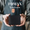 FOMAX Men's Suede Wallet with RFID Protection, Genuine Leather Wallet