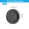 uxcell 2PCS Round Shower Glass Sliding Door Handles, 0.2" Aluminum