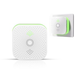 WeGoIOT WeGoIOT Natural Gas Detector for Home and Kitchen, RV Methane Gas Leak Detectors with Visible and Audible Alarm, Plug-in Installation, White