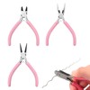 ZHEJIA Handicraft Pliers, Accessory Tool, Set of 3, Pliers, Flat