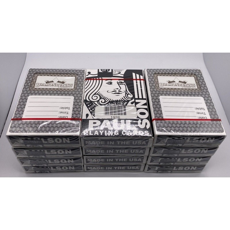 PAULSON Gambling Paulson Playing Cards NEW Diamond Jacks Casino (48