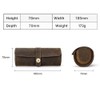 Genuine Leather Travel Watch Case Roll Box Organizer Classic, Contact's