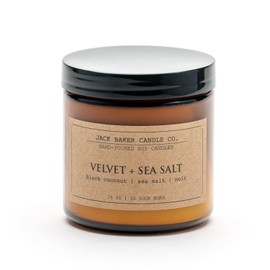 Jack Baker Candle Co. - 16 oz. Velvet + Sea Salt Apothecary Candle
