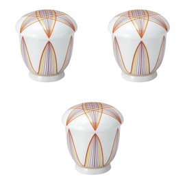 3個セット 手鞠蒸碗 [ 6.8×8㎝(150㏄) ] | むし碗 セトモノホンポ(Setomonohonpo)