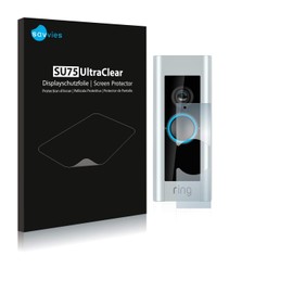 Savvies 18 Pack Screen Protector compatible with Ring Video Doorbell Pro (Version 2) Protection Film Clear