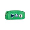 Seven Portapenne Scuola con Patch Inter, Verde, Accessori Scuola, Accessori