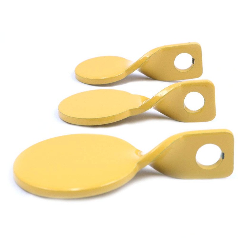 ANCLLO Set of 3 Yellow Self-Resetting Targets Spinning Shooting Metal