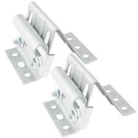 ITROLLE 2PCS Galvanized Garage Door Roller Garage Door Adjustable Top Bracket Garage Door Roller Hinge Clamp Bracket