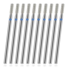 10 Pcs Cuticle Nail Drill Bit Electric Diamond Bits For Nail Drill Dead Skin Manicure Barrel Bits Nail Salon Manicure Professional Safety Under Nail Cleaner Manicure Pedicure Polishing Kit