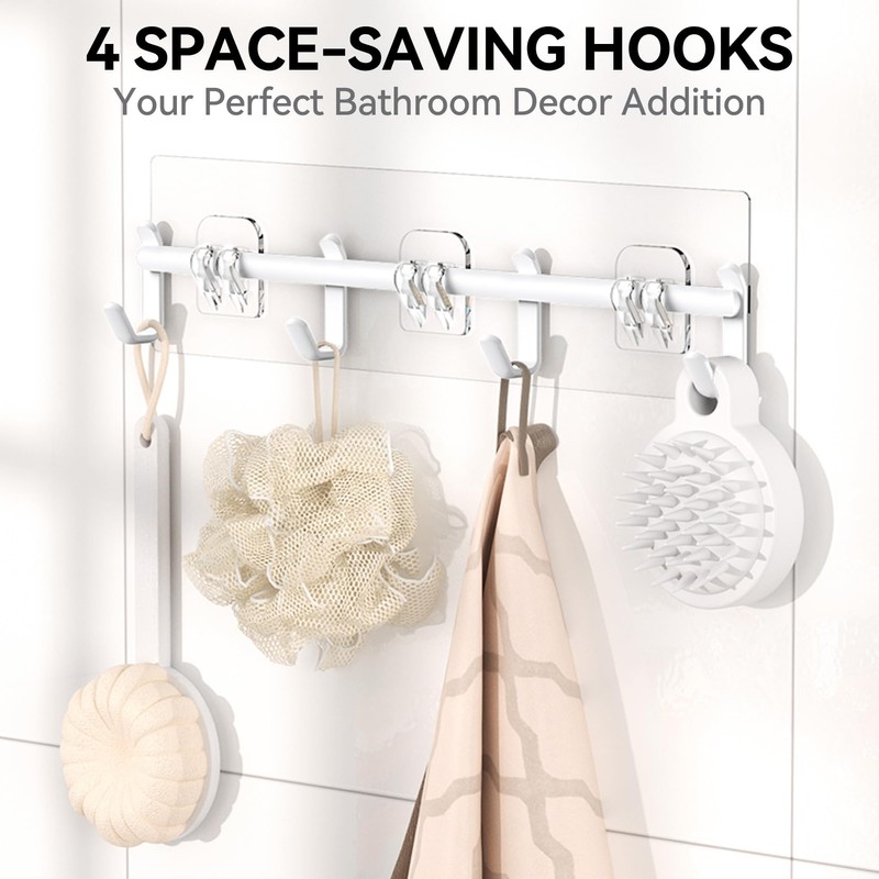 YASONIC Shower Caddy, 6 Pack Large Capacity shower organizer with