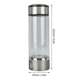 Portable Hydrogen Water Generator with High Efficiency and Multiple Usages for Rapid Electrolysis and Neutralizing HarmfulRadicals