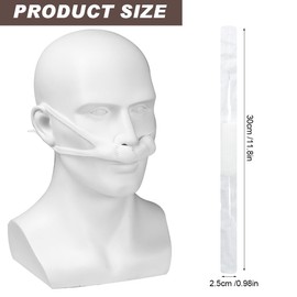 Elastic Nose Bandage 5 Pcs Nasal Bandage Dressing Holder High Absorption Nasal Surgery Bandages Recovery Supplies, White