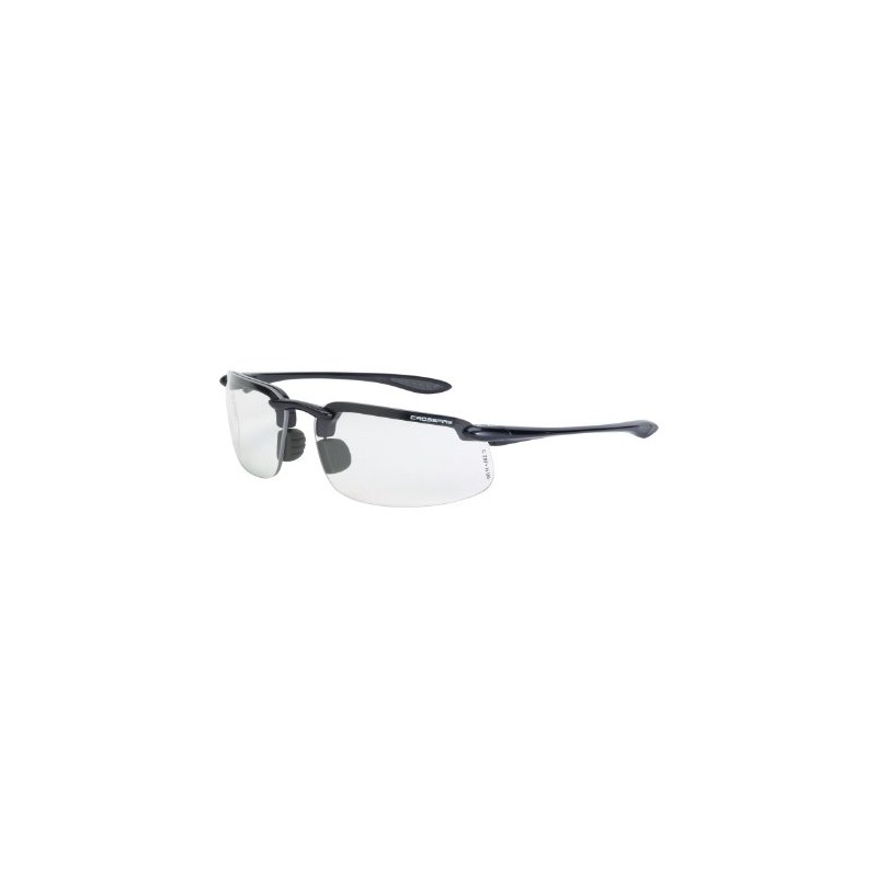 CROSSFIRE 2164 Crossfire Clear Safety Glasses, Scratch-Resistant, Frameless