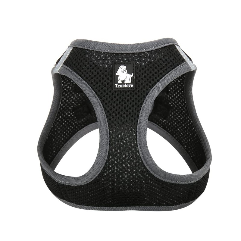 TRUE LOVE Dog Harness Soft Air Mesh Adjustable Reflective Pet