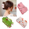 Pink Pig Delicate Hair Clip Hair Claw Stylish Pig Hair