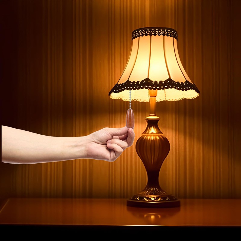 2pcs Ceiling Fan Pull Chain Extensions, 13 Inch Ceiling Fan