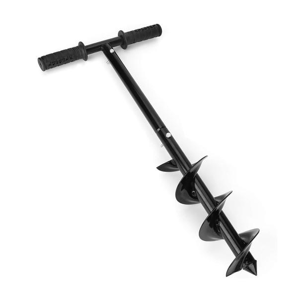 Wopanxye 10x60cm Bulb Auger Drill Bit Garden Cultivator, Long Hand