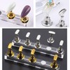 Magnetic Nail Tip Stand, BetterJonny Set of 4, Nail Practice