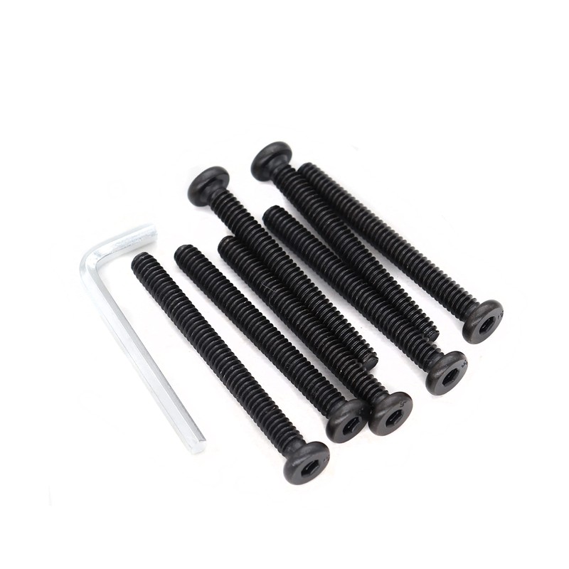 cSeao 10pcs Black 5/16-18 x 1-3/4" Socket Cap Screws Allen
