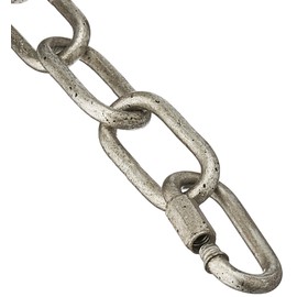 Livex Lighting 5610-73 Accessories Light Extra Heavy Duty Decorative Chain, Hand Painted Antique Silver Leaf