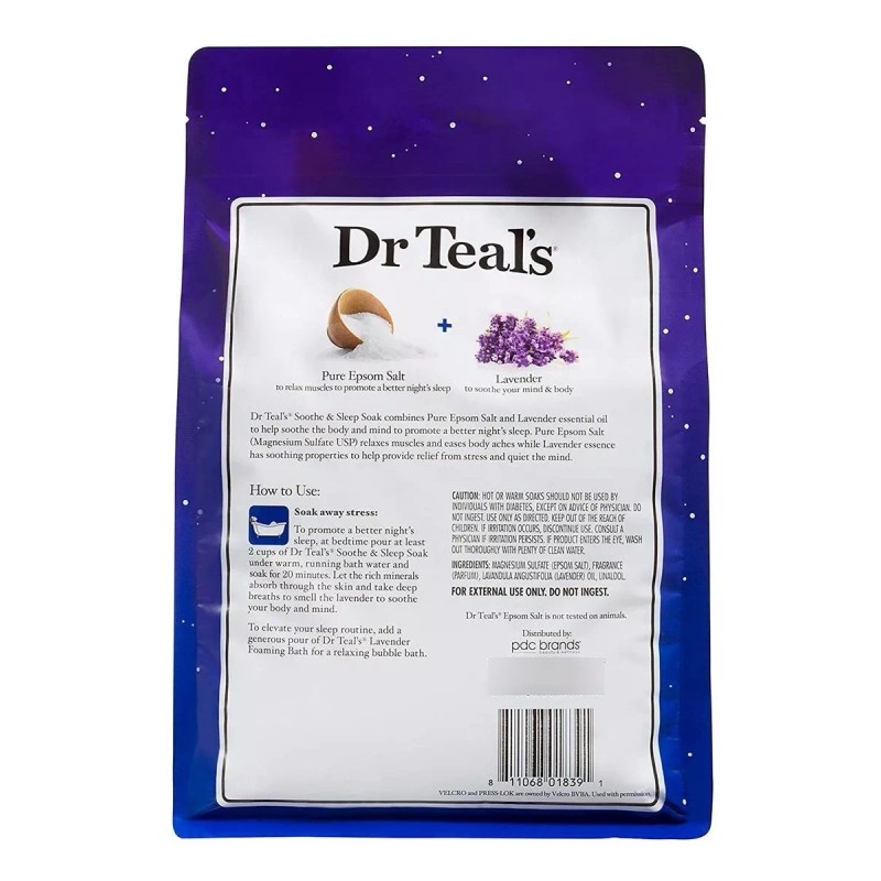 Dr Teals Epsom - Solución De Remojo De Baño De