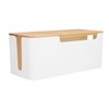 Cable Management Box Stylish Extension Socket Cord Organizer Box with