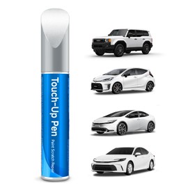 040 Super White/Ice Cap Touch Up Paint Compatible with Toyota Exact Match Touch Up Paint Car Scratch Repair