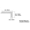 Hand Towel Holder Black Anodised 270 mm for Kitchen Bathroom