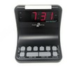 DEAFWORKS Futuristic 2 Silent Alarm Clock with Bright Flashing LED