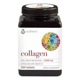Youtheory Collagen 6000mg 290ct Sabor Flavorless