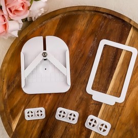 Polymer Clay Jewelry Tools,Polymer Clay Cutters for Jewelry Making,Earrings Cutters Stud Post Embedding Tool,Earring Making Kit,Craft Kits,Air Dry Modelling Clay,Strip-Shaped Groove Design