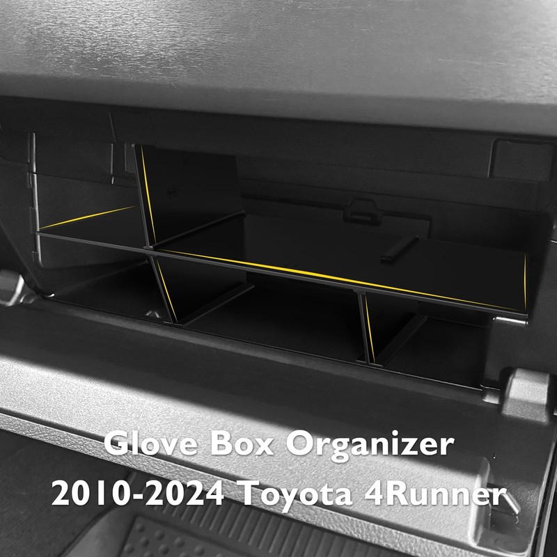BlBLOZ Glove Box Dividers Organizer Compatible with Toyota 4Runner 2010-2023