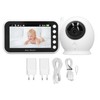 Baby Monitor 360 Degree Rotation 4.3inch LCD Screen 8 Lullabies