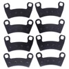 MOTOKU Front and Rear Brake Pads for Polaris RZR 900