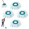 Sprifityy Set of 4 Replacement Heads, Floor Mop Replacement Cover,
