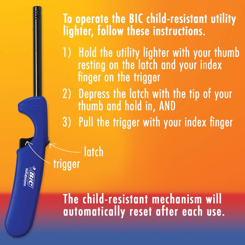 BIC Multi-Purpose Candle Edition Lighter & Flex Wand Lighter, 2-Pack