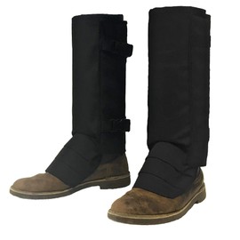 Crackshot Men's Snake Bite Proof Guardz Gaiters (Black/Large)
