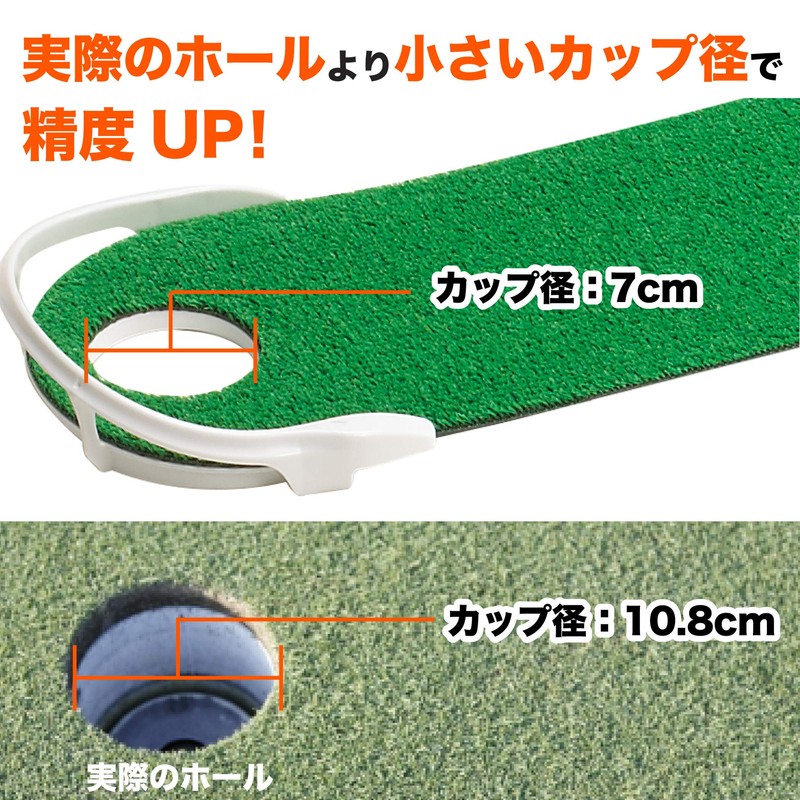 Tabata Golf Flat Putter Mat 1.6 GV0139 Putter Mat Practice