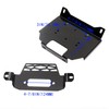 ECOTRIC Winch Mount Plate Bracket Kit Compatible with 2014-2019 Polaris
