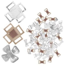 Healeved 150sets Reusable Bandage Clips Fixators for Compression Bandages Includes and Skin Tone Elastic Fasteners for Family and Personal Use