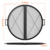 only fire X-Marks Fire Pit Cooking Grate, Foldable Round Grate