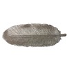 Small Decorative Bowl Leaf Feather Long Oblong Silver Tray Bowl