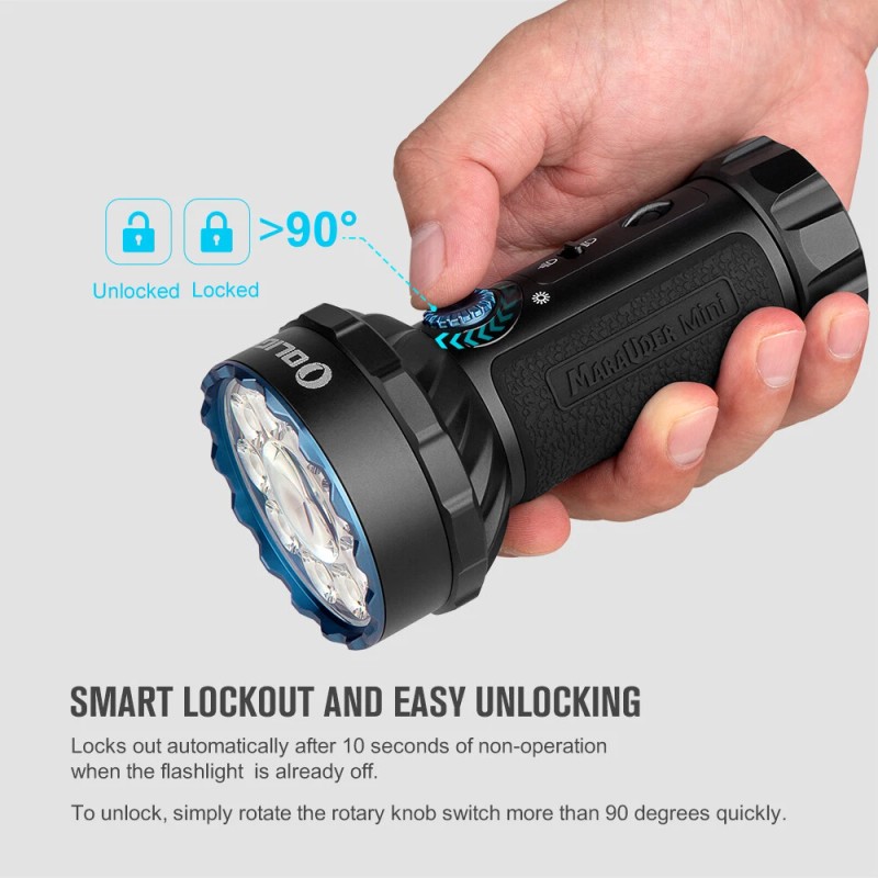Olight Marauder mini Powerful Flashlight 7000 Lumen Max Output RGB