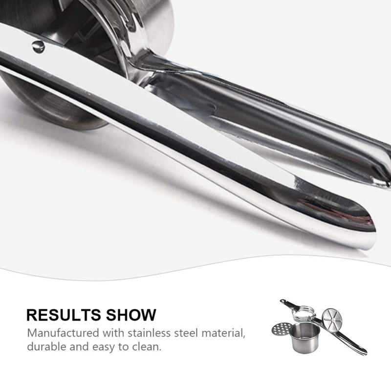 BESTOYARD Potato Masher Potato Ricer Stainless Steel Manual Squeezer Vegetable