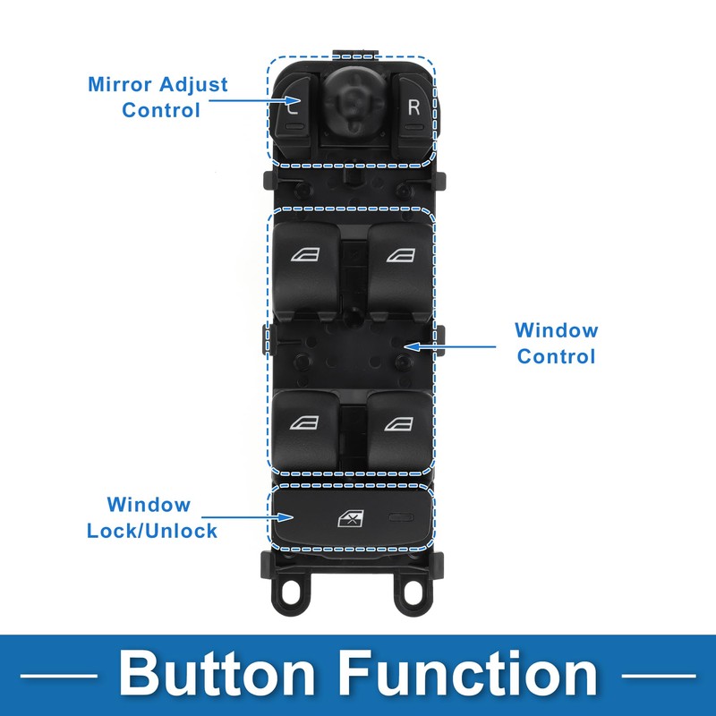 A ABSOPRO Power Window Switch No.LR086040 Window Control Switch for